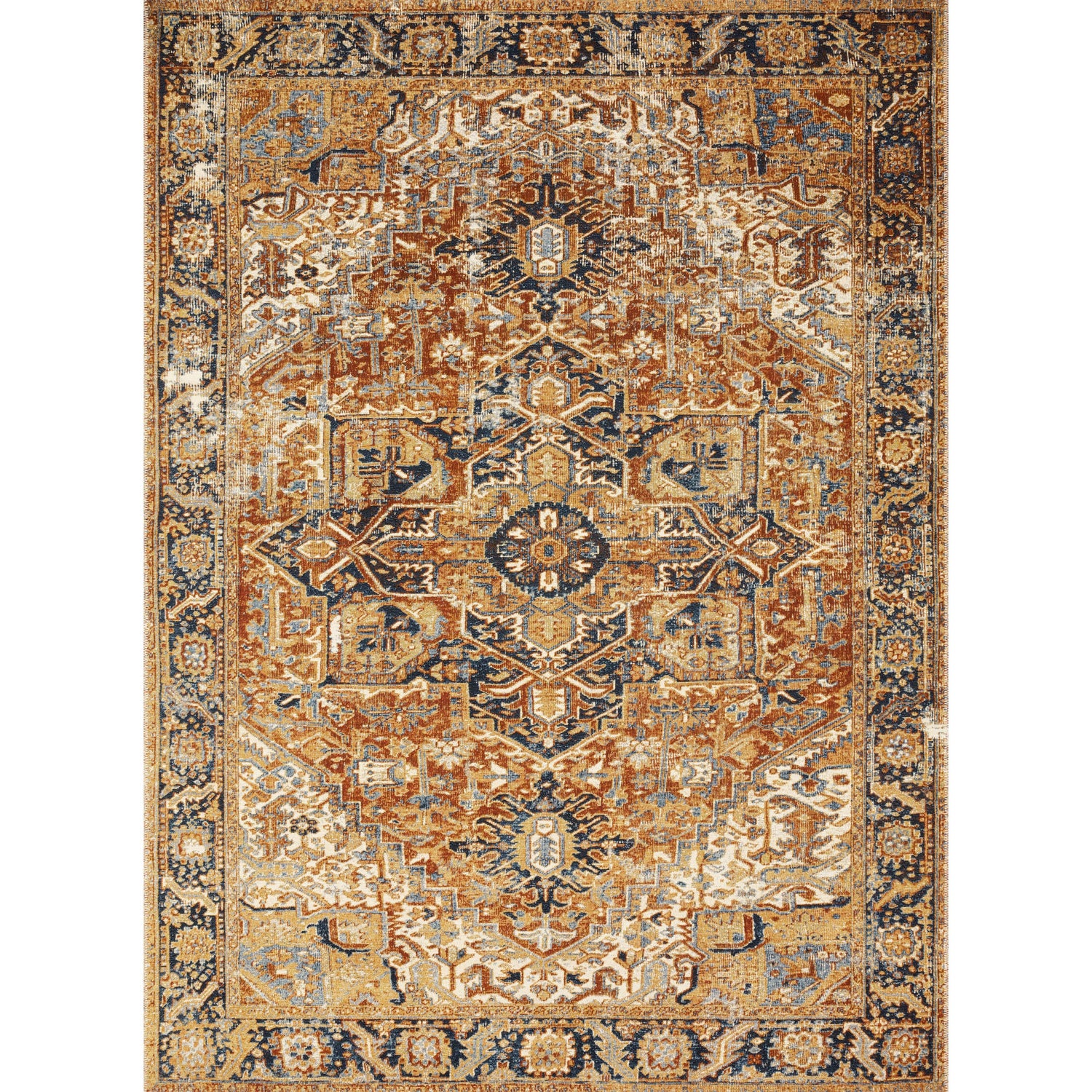 Loloi II Sebastian SEB-03 Red / Navy Rug