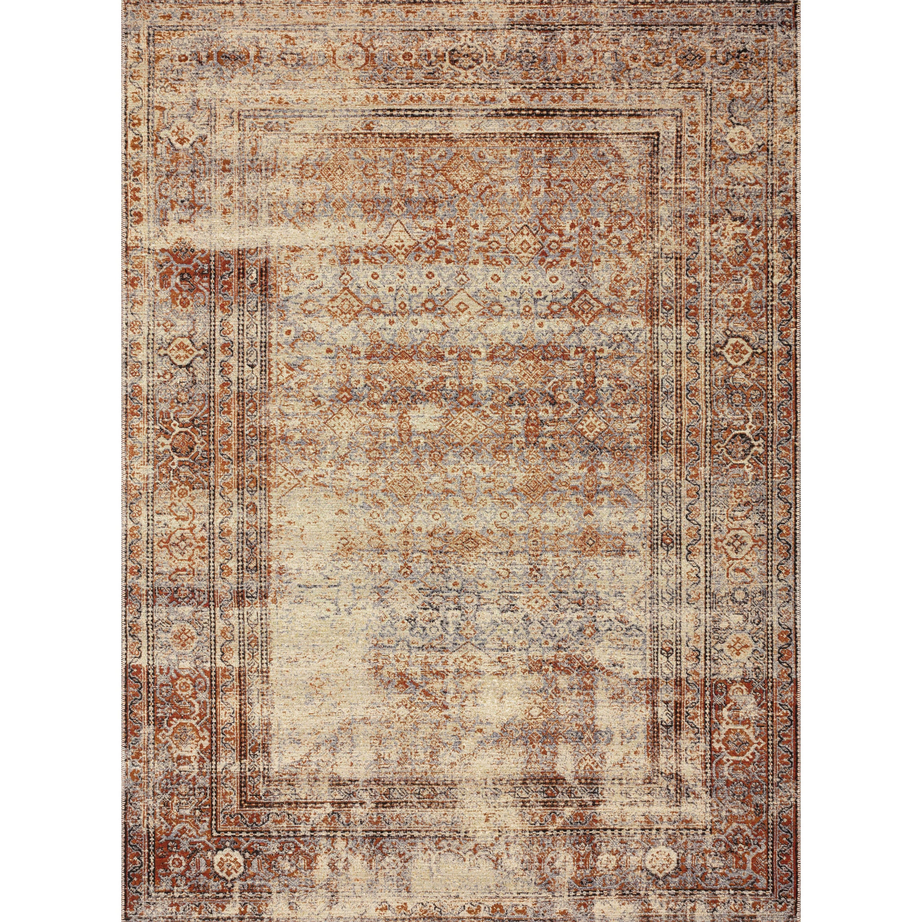 Loloi II Sebastian SEB-05 Natural / Brick Rug