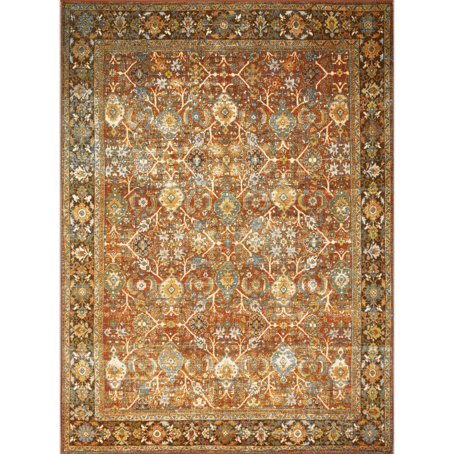 Loloi II Sebastian SEB-06 Red / Multi Rug