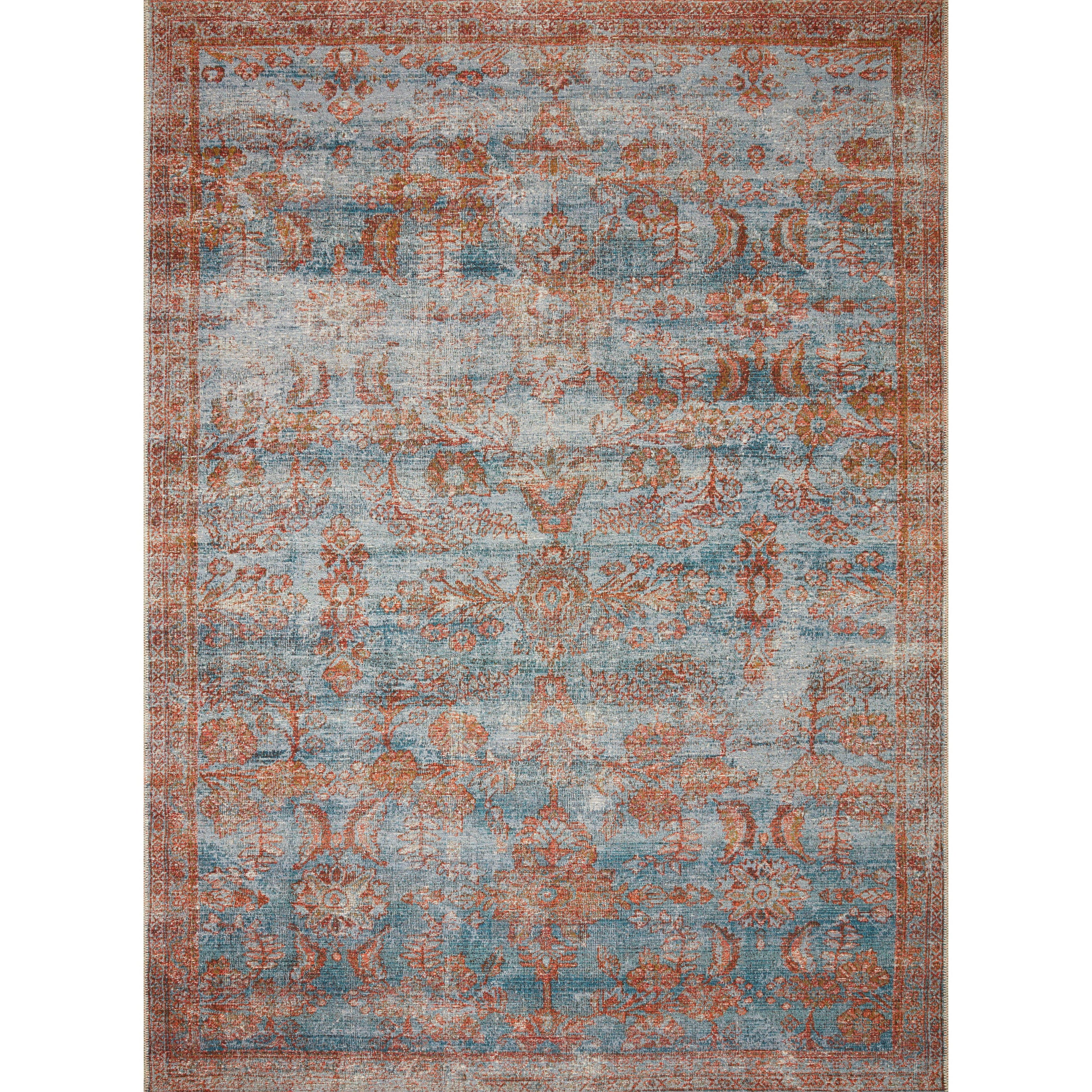 Loloi II Sebastian SEB-07 Ocean / Spice Rug