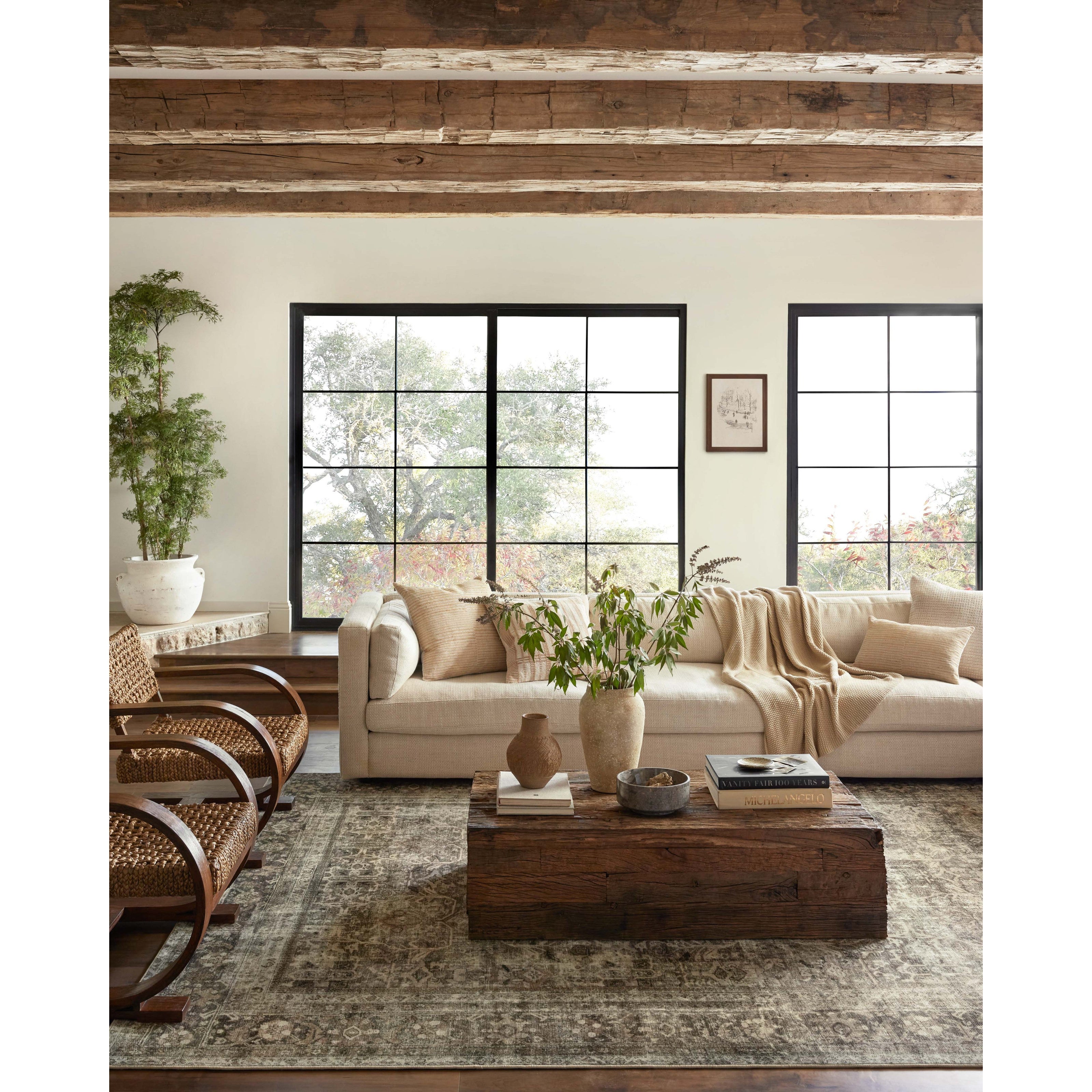Magnolia Home Sinclair SIN-01 Rug Pebble / Taupe