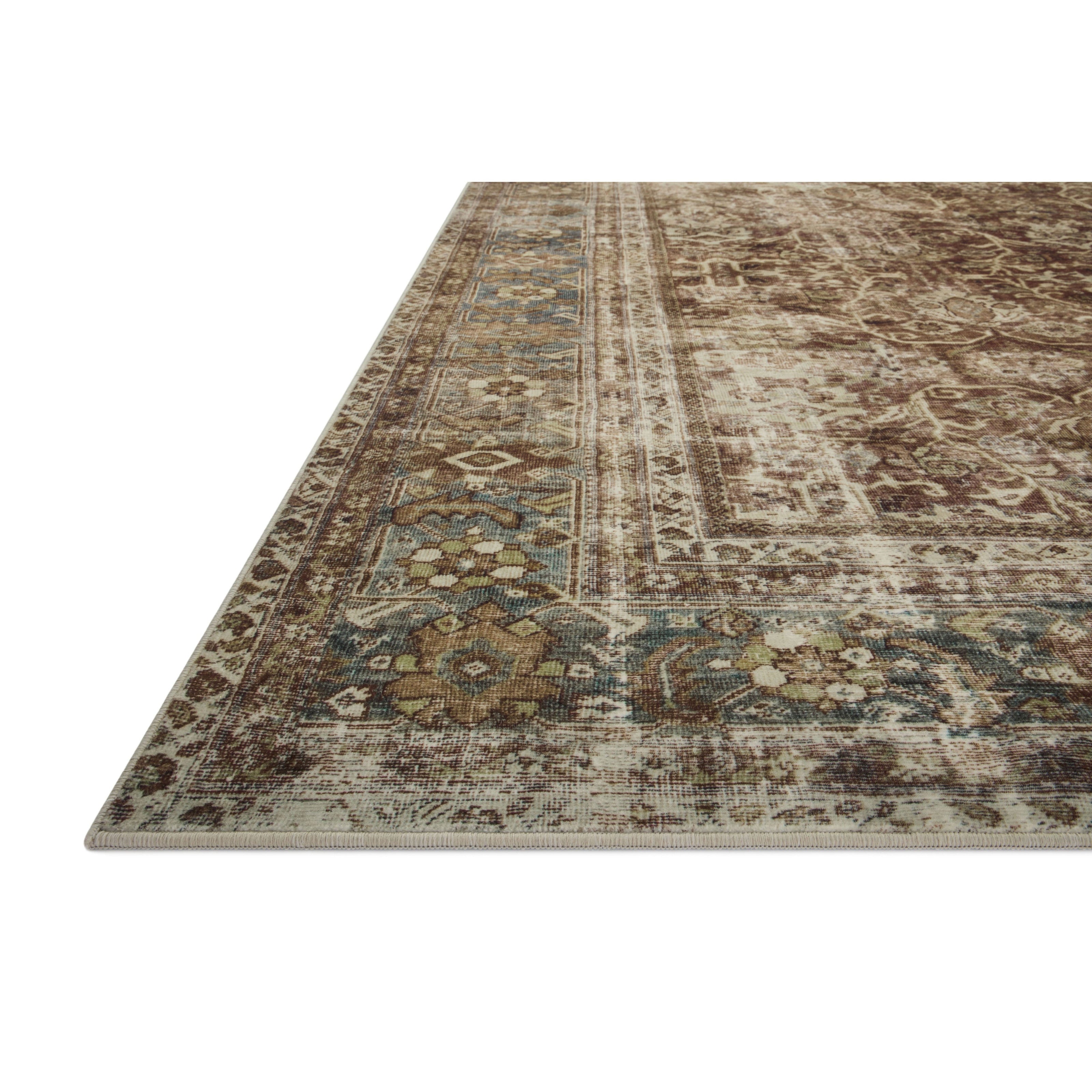 Magnolia Home Sinclair SIN-01 Rug Rust / Lagoon
