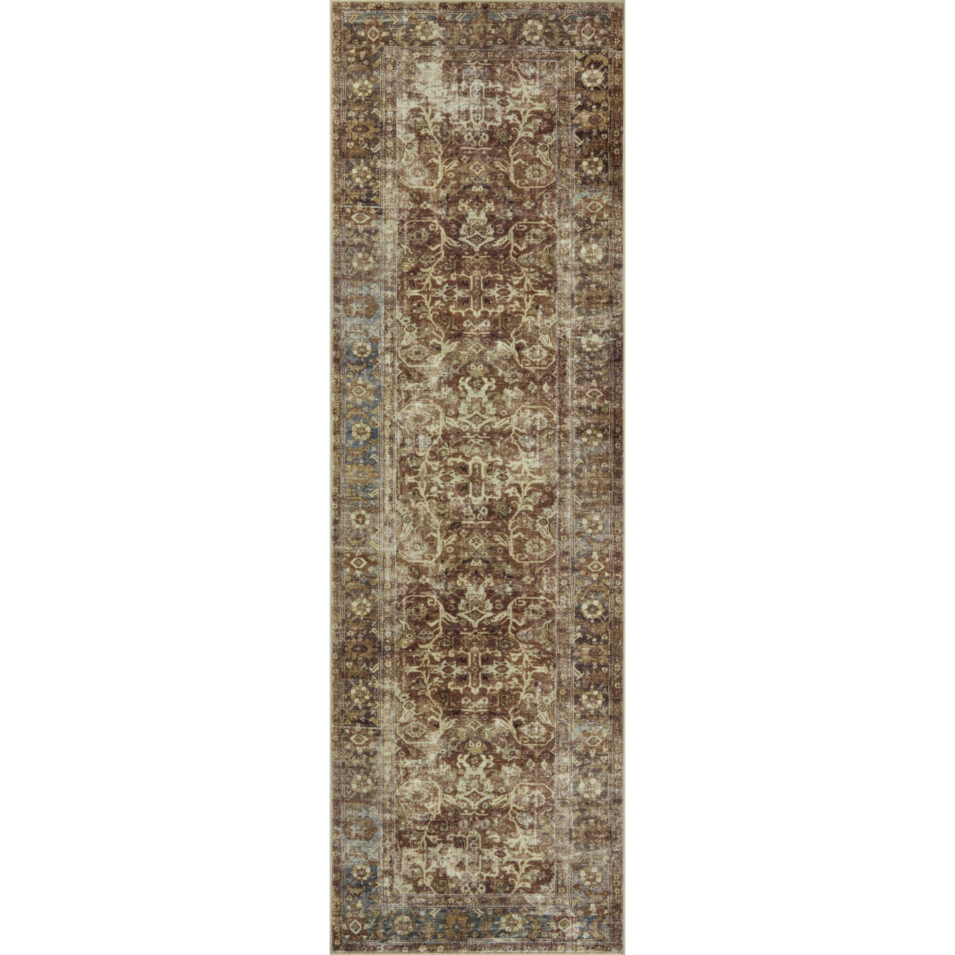 Magnolia Home Sinclair SIN-01 Rug Rust / Lagoon