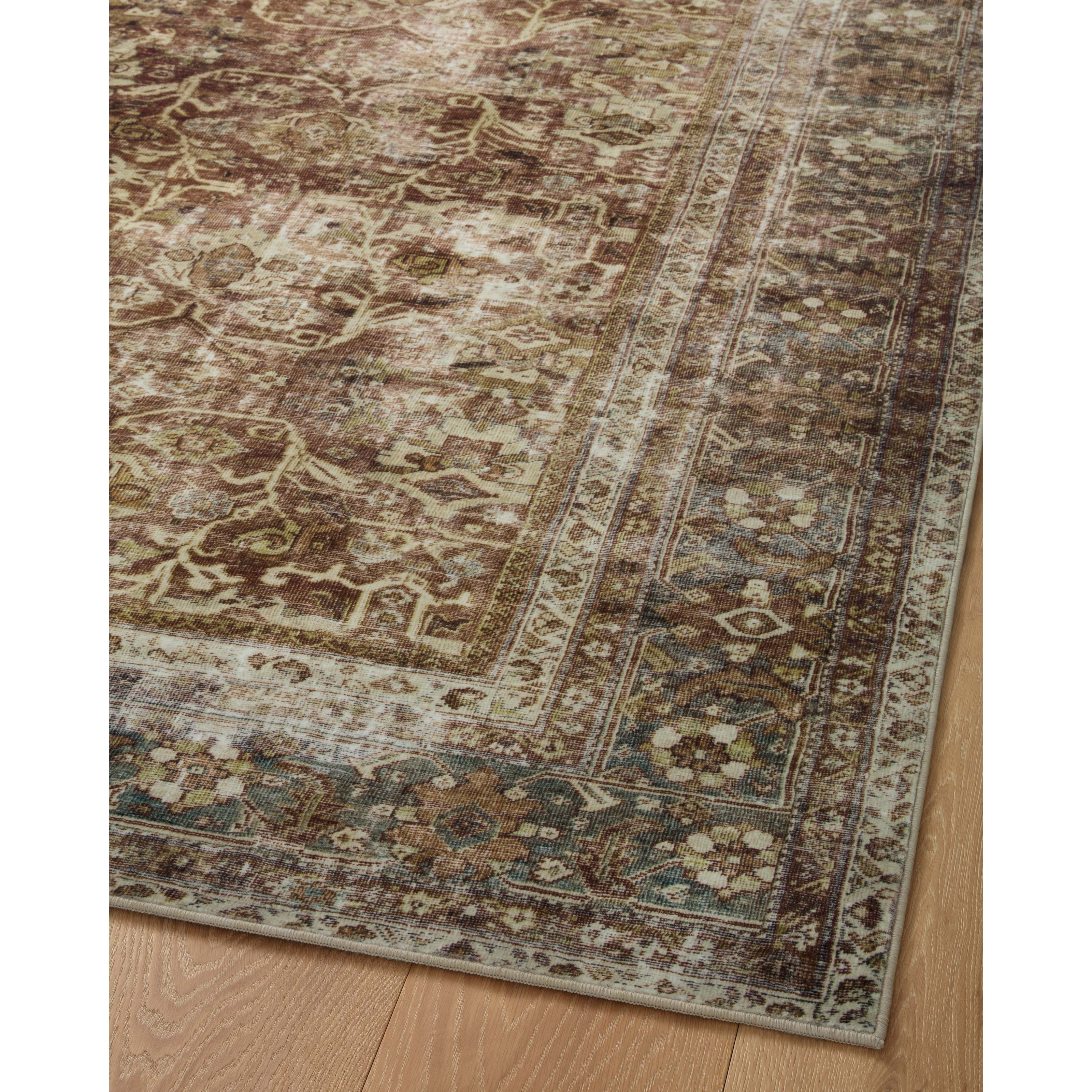 Magnolia Home Sinclair SIN-01 Rug Rust / Lagoon