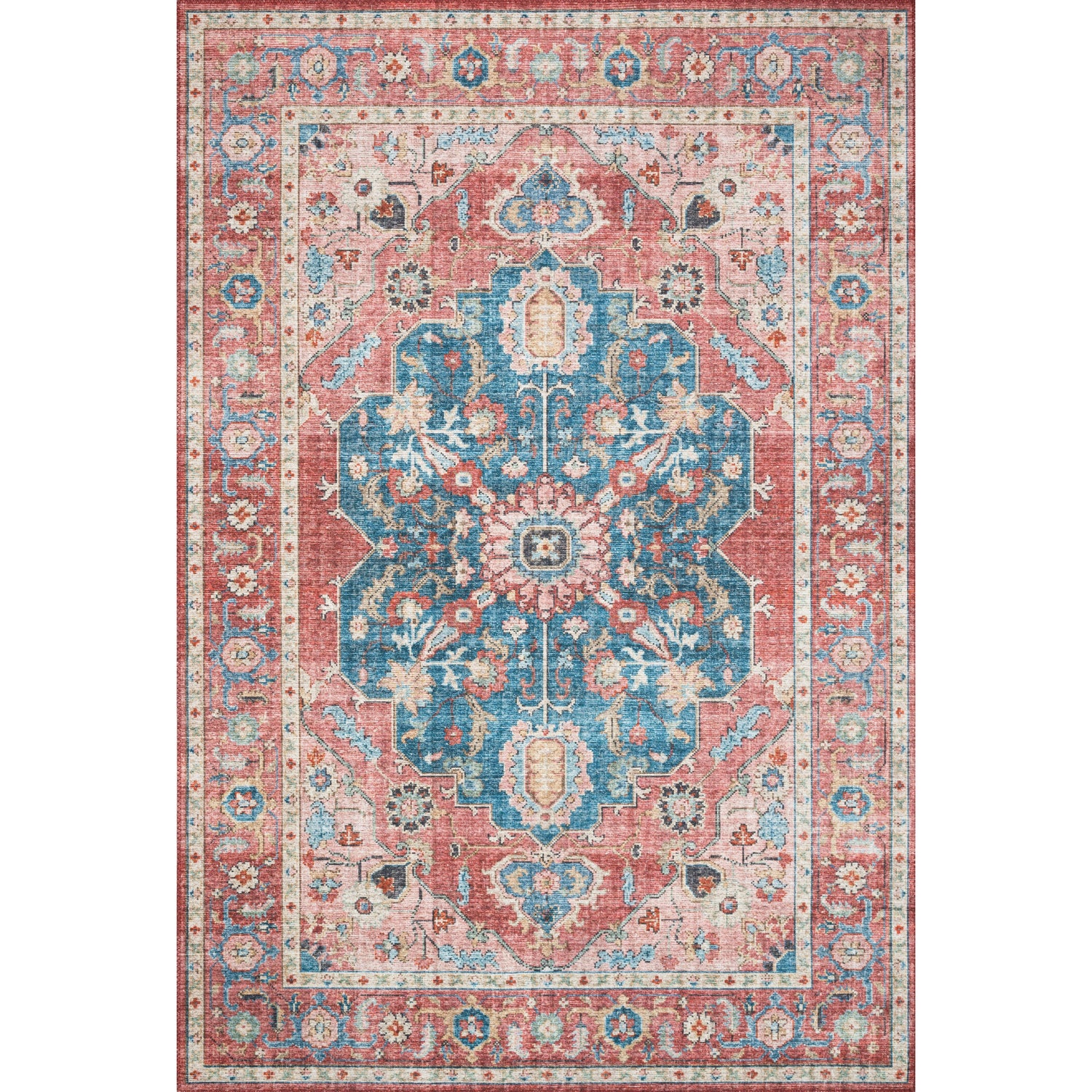 Loloi II Skye SKY-05 Brick / Ocean Rug