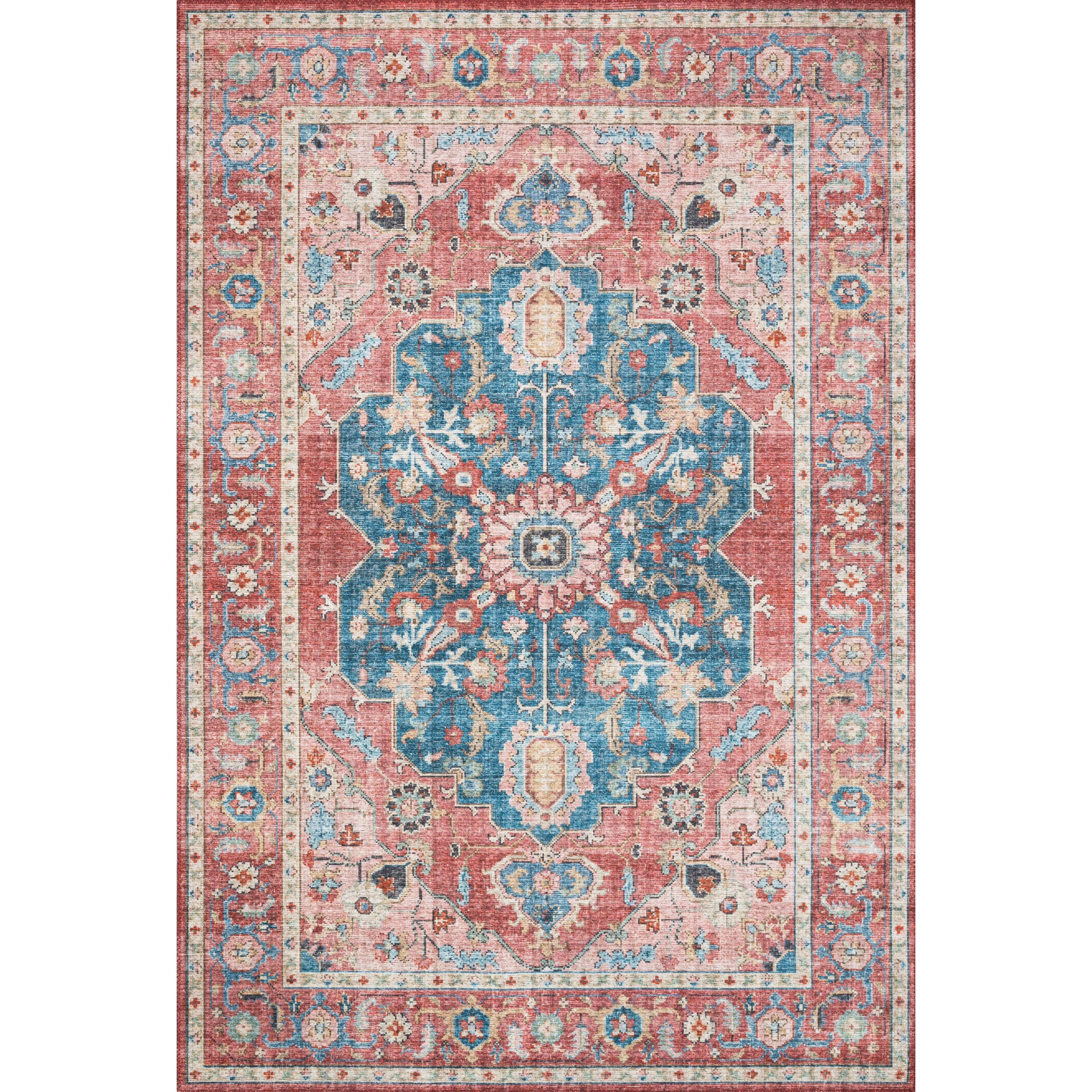 Loloi II Skye SKY-05 Brick / Ocean Rug
