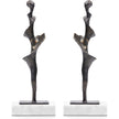 Villa & House Spiral Statue - Set Of 2