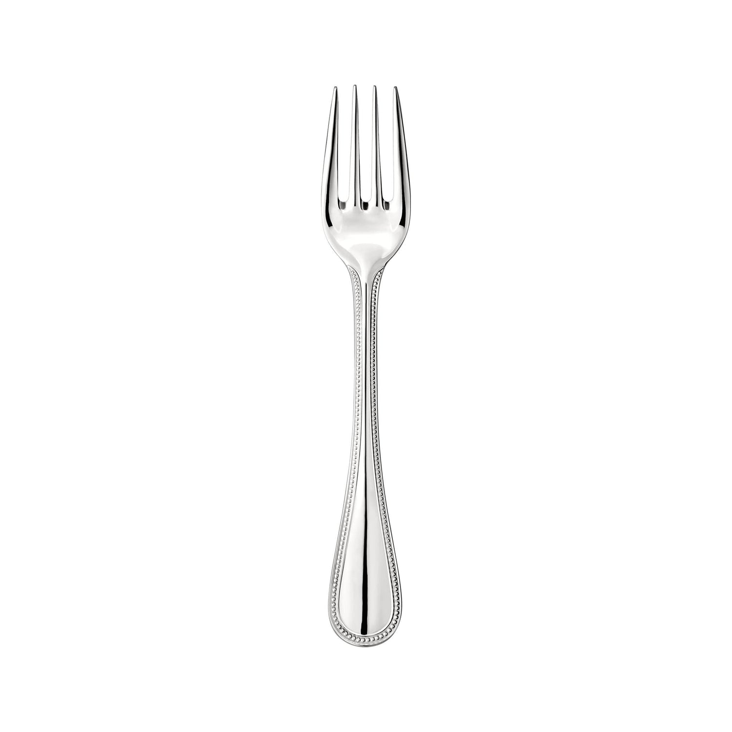 Christofle Steel Perles Stainless Steel Salad Fork