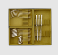 Christofle Perles Stainless Steel Flatware Set