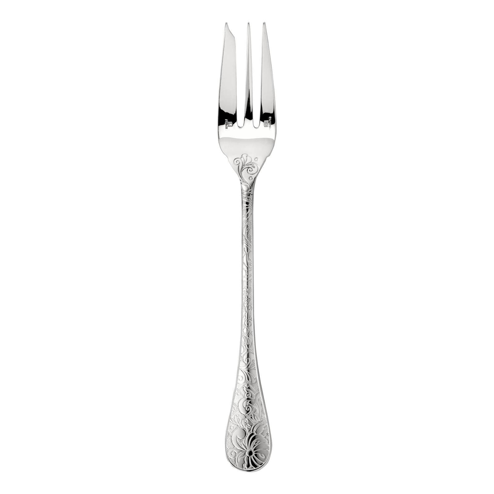 Christofle Jardin d'Eden Silver Plated Serving Fork