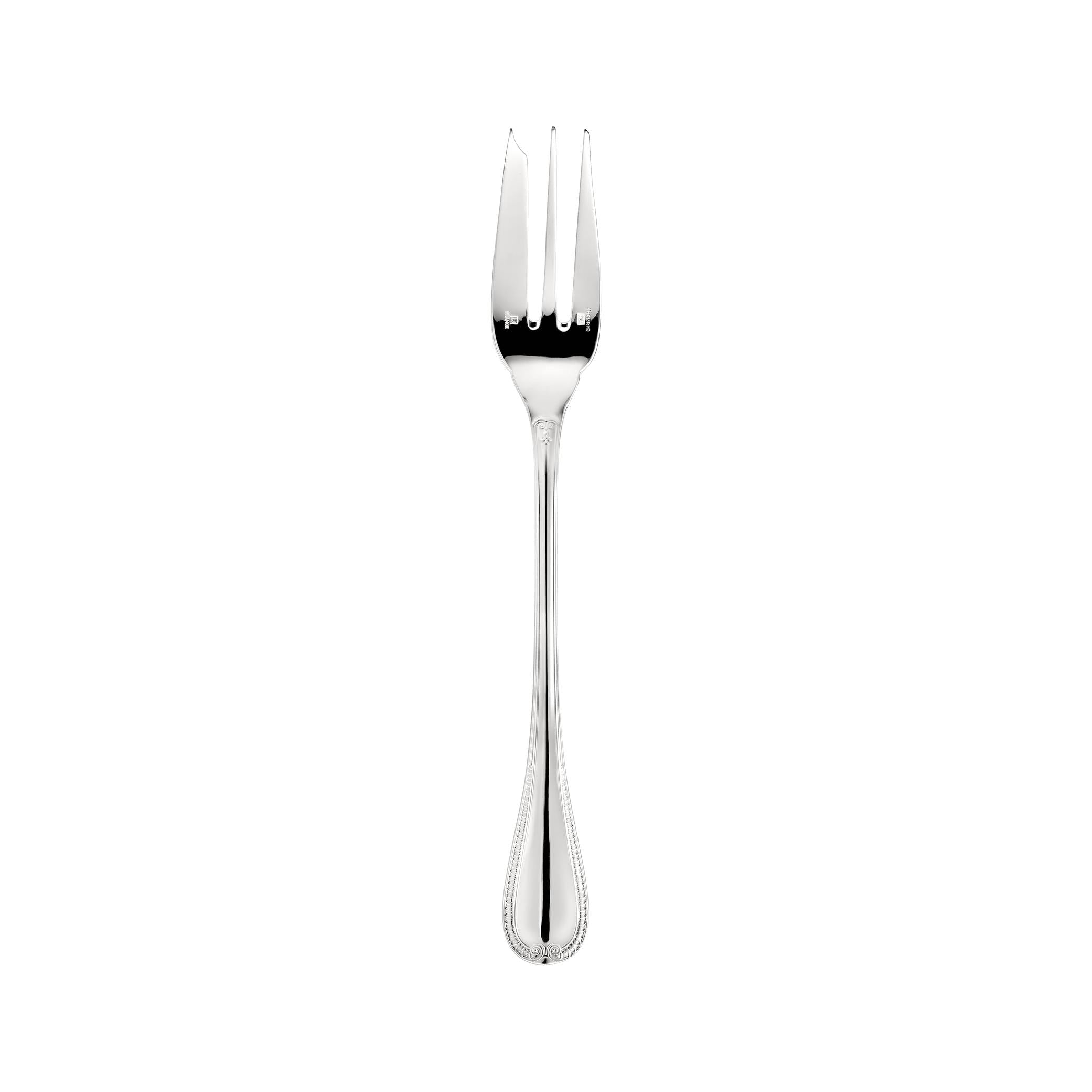 Christofle Malmaison Silver-Plated Serving Fork