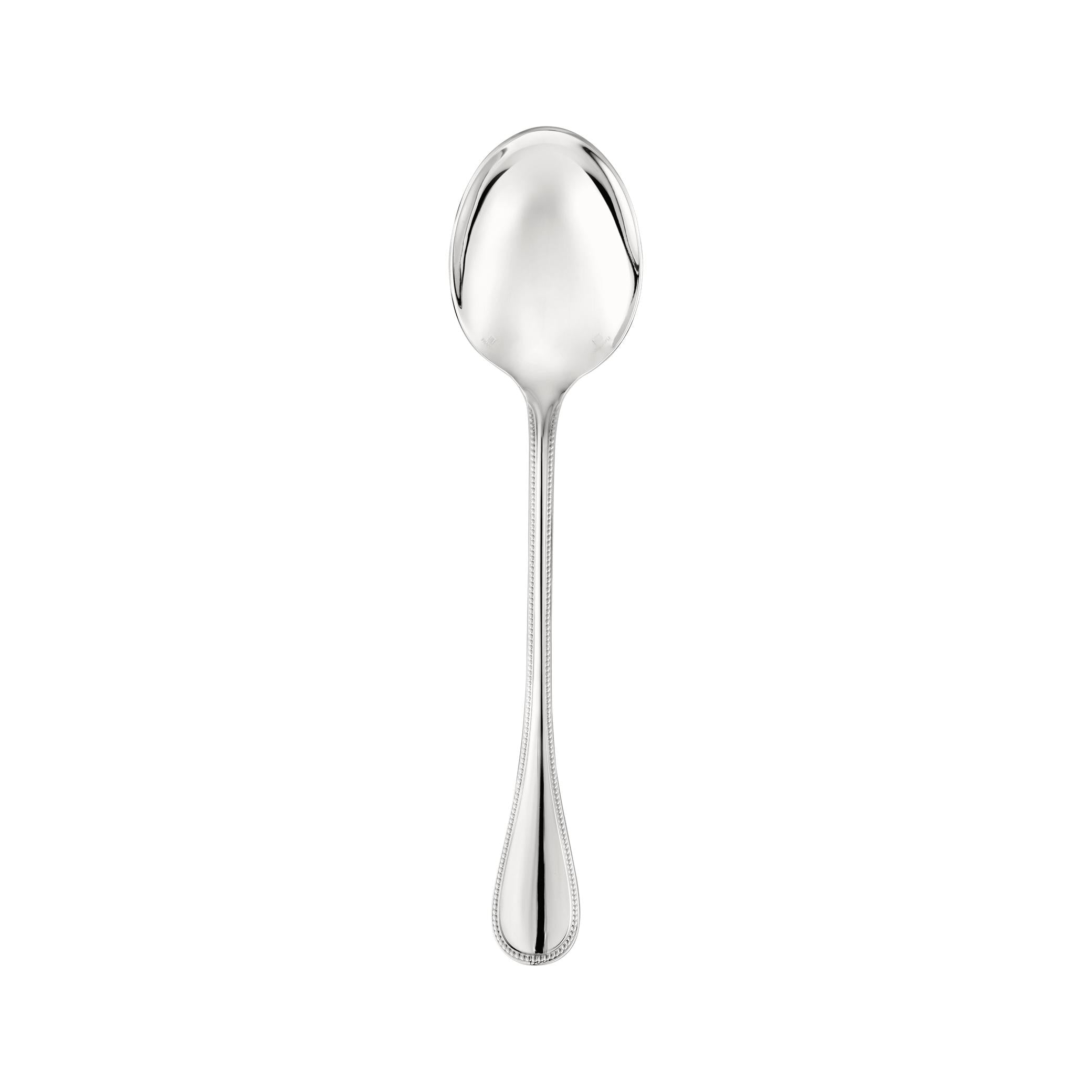 Christofle Perles Silver-Plated Serving Spoon
