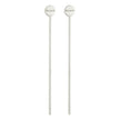 Christofle Uni Silver Plated Cocktail Stirrers - Set of 2