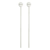 Christofle Uni Silver Plated Cocktail Stirrers - Set of 2