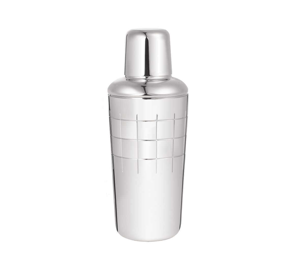 Christofle Graphik Silver-Plated Cocktail Shaker