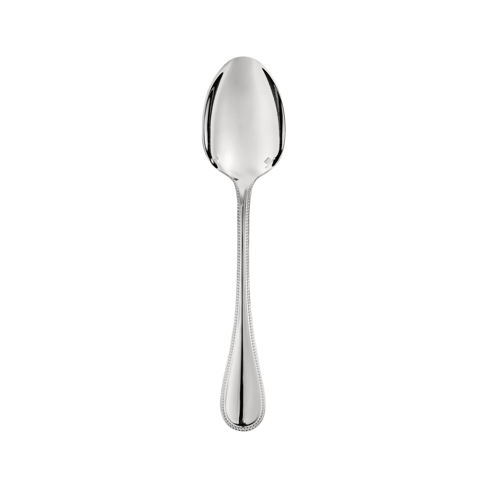 Christofle Perles Silver-Plated Standard Soup Spoon