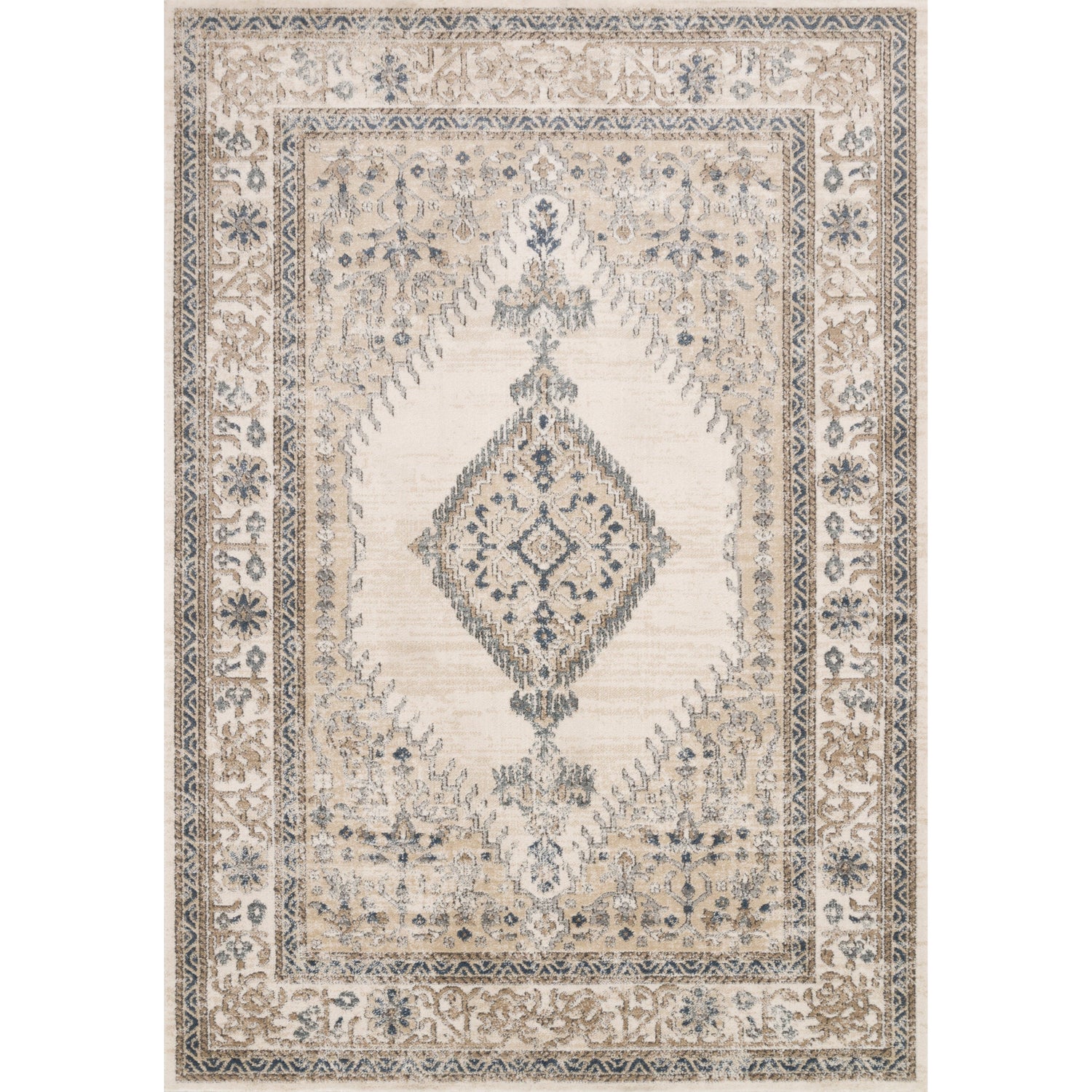 Loloi II Teagan TEA-02 Oatmeal / Ivory Rug