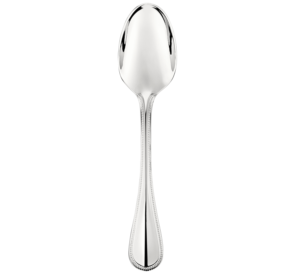 Christofle Steel Perles Stainless Steel Table Spoon
