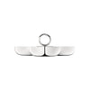 Christofle Vertigo Silver-Plated 3-Bowl Snack Dish