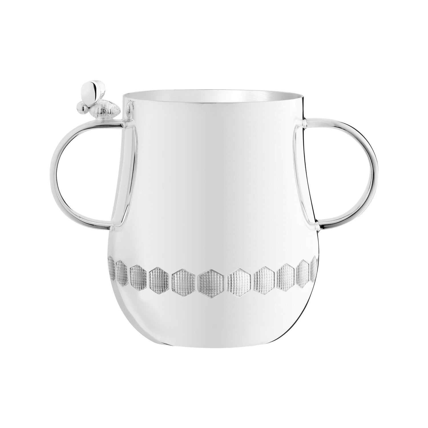 Christofle Beebee Silver-Plated Baby Cup with Handles