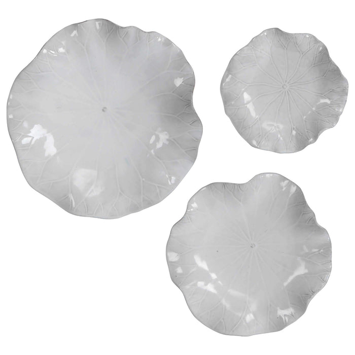 Uttermost Abella Ceramic Wall Decor - Set of 3