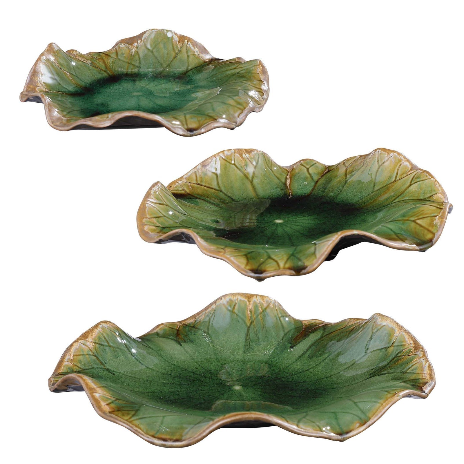 Uttermost Abella Ceramic Wall Decor - Set of 3