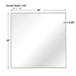 Uttermost Alexo Square Mirror