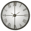 Uttermost Amelie Large Bronze Wall Clock