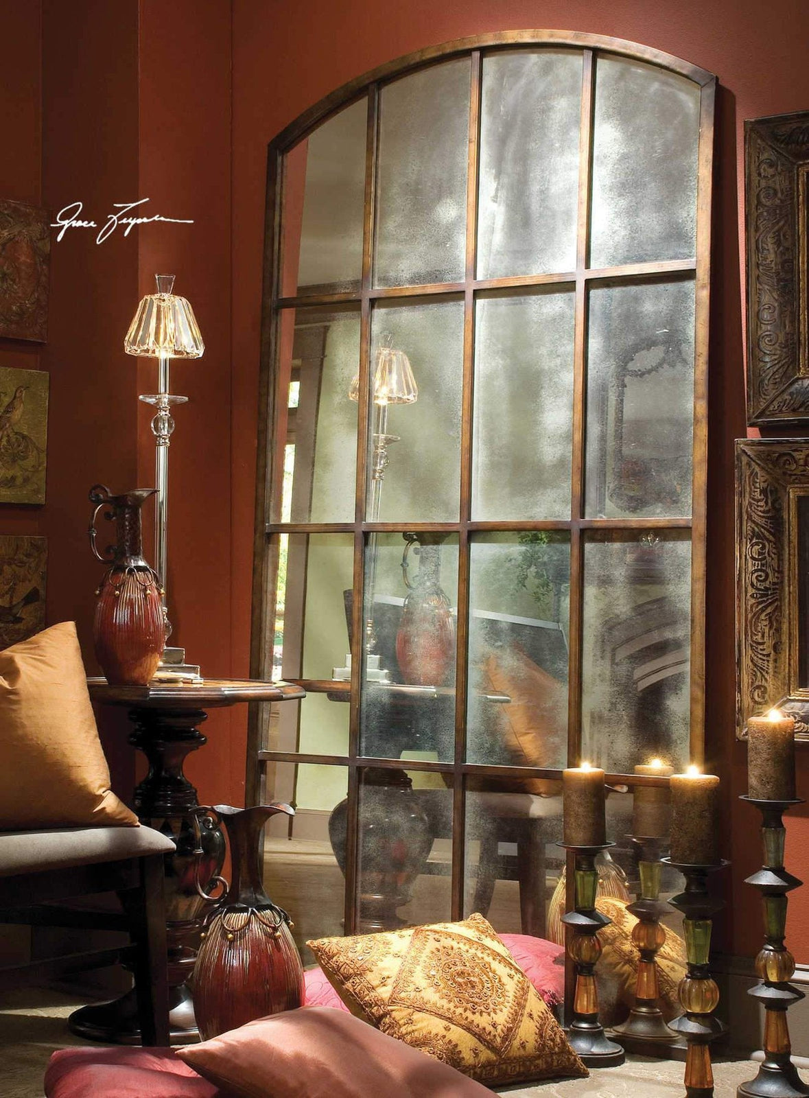 Uttermost Amiel Arched Mirror