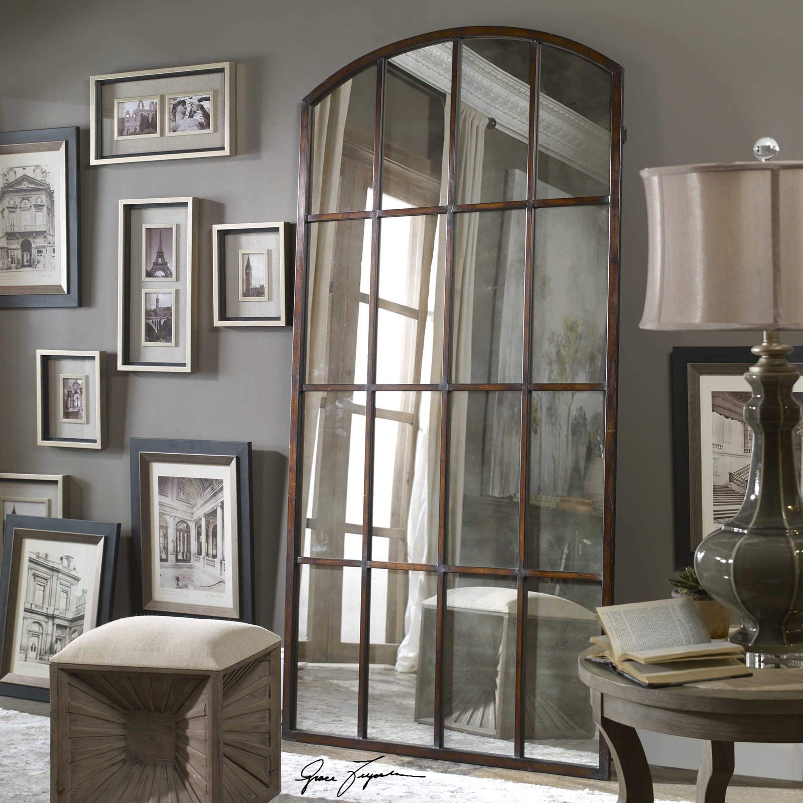 Uttermost Amiel Arched Mirror