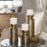 Uttermost Amina Antique Brass Candleholders - Set of 3