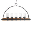 Uttermost Atwood 5 Light Rustic Linear Chandelier