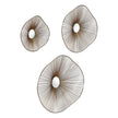 Uttermost Avarie Gold Metal Wall Art - Set of 3