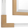 Uttermost Balkan Golden Square Mirror