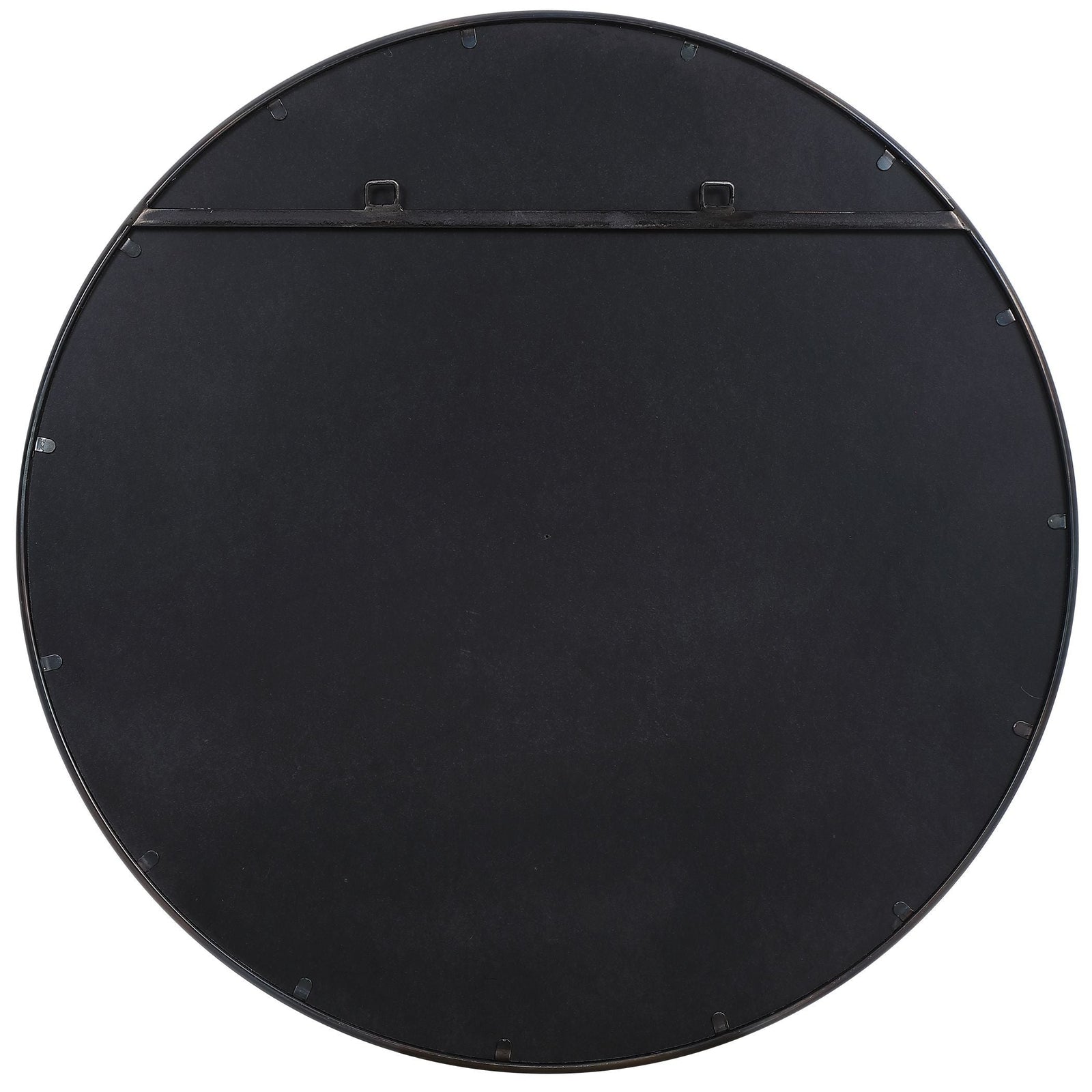 Uttermost Belham Round Iron Mirror