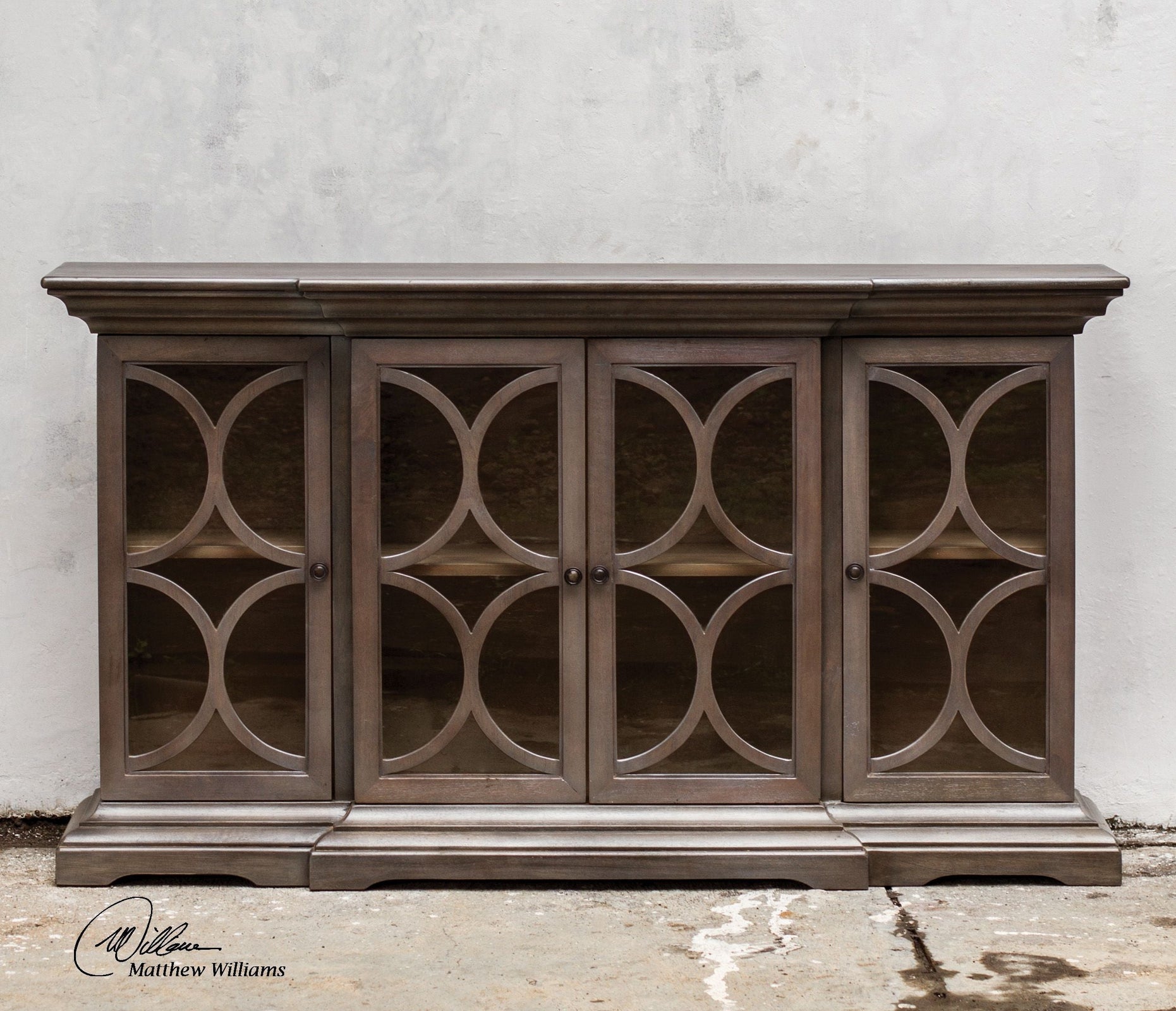 Uttermost Belino Wooden 4 Door Chest