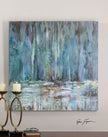 Uttermost Blue Waterfall Art