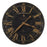 Uttermost Bond Street Black Wall Clock