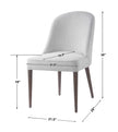 Uttermost Brie Armless Chair - Set of 2
