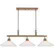 Uttermost Brookdale Industrial 3 Light Linear Chandelier