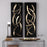 Uttermost Brushstrokes Metal Wall Art - Set of 2