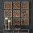 Uttermost Bryndle Rustic Wooden Squares - Set of 9