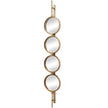 Uttermost Button Gold Mirror