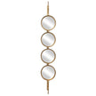 Uttermost Button Gold Mirror