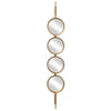 Uttermost Button Gold Mirror