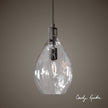 Uttermost Campester 1 Light Watered Glass Mini Pendant