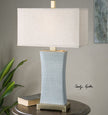 Uttermost Cantarana Blue Gray Table Lamp
