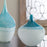 Uttermost Carla Teal White Vases - Set of 2