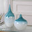 Uttermost Carla Teal White Vases - Set of 2