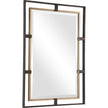 Uttermost Carrizo Gold & Bronze Rectangle Mirror